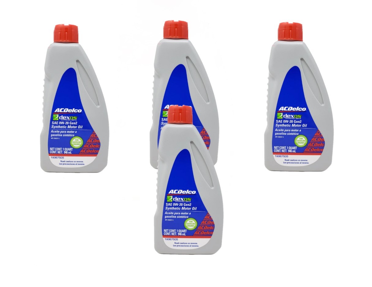 Kit 3 Aceites ACDelco Sintetico 5w30 Dexos 946 Ml  + 1 Gratis.