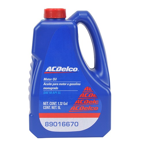 Aceite Monogrado Mineral SAE 50 SL 5L