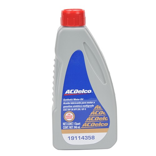 Aceite Multigrado 100% Sintético 5W30 SN 946ml