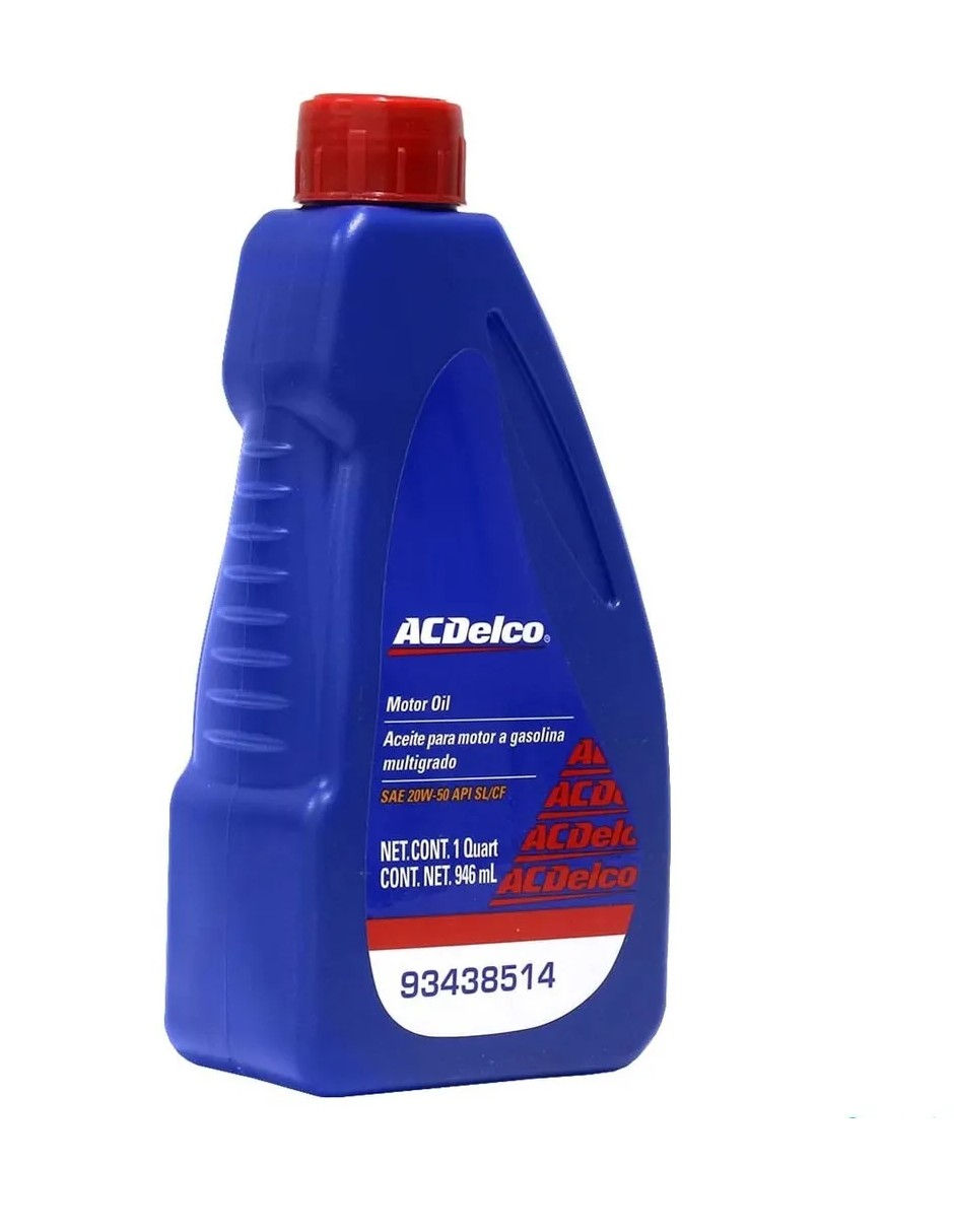 Aceite Multigrado 20w50 Sl 946 Ml ACDelco