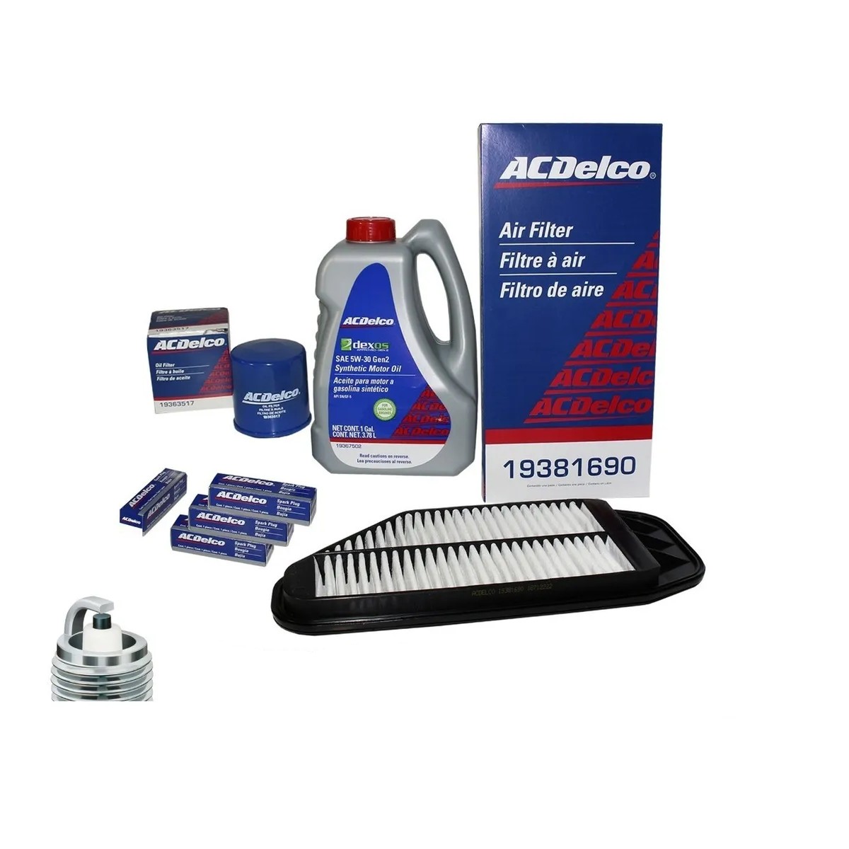 Kit Afinación Beat/Spark 2012-2019 Aceite 5w30 Sintetico