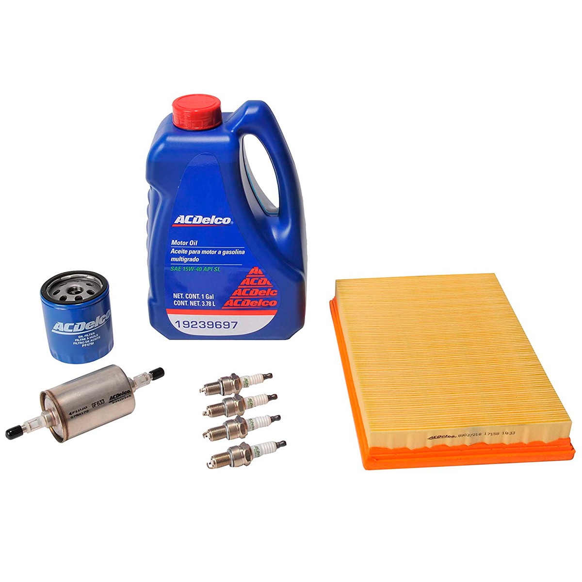 Kit Afinación Corsa 1.8L 2004-2011 Aceite 15w40 Muligrado Bujia Bifurcada