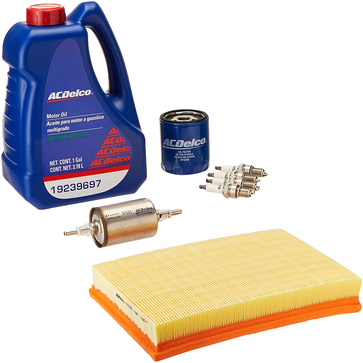 Kit Afinacion Corsa 2004-2008 Aceite 15w40  Multigrado Bujia Convencional