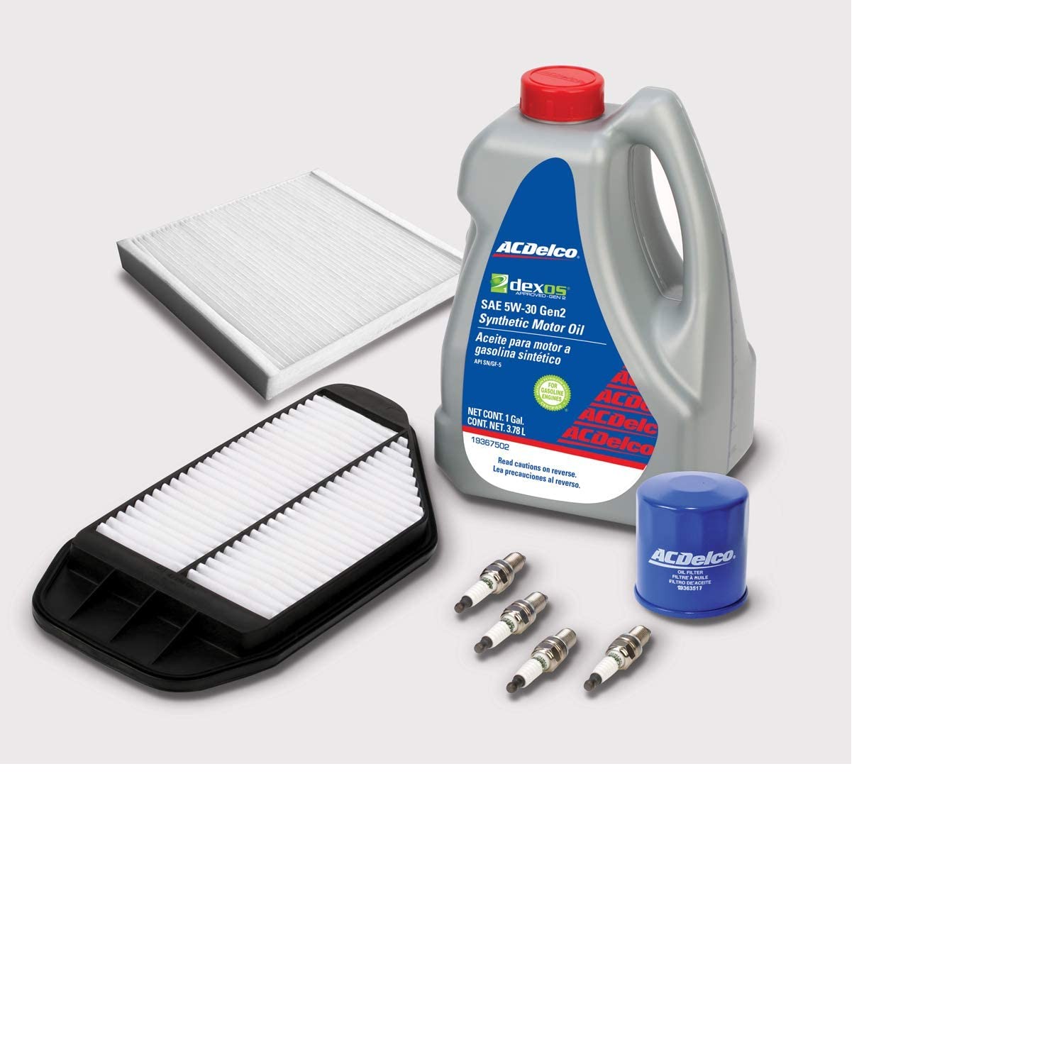 Kit Afinación Sonic 2012-2017 Aceite 5w30 Sintético Bujia Convencional Con Filtro De Cabina