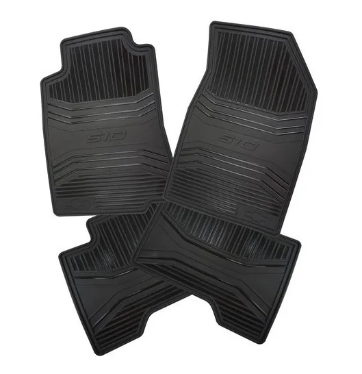 Juego Tapetes Vinil Chevrolet S10 Doble Cabina 2013 - 2016