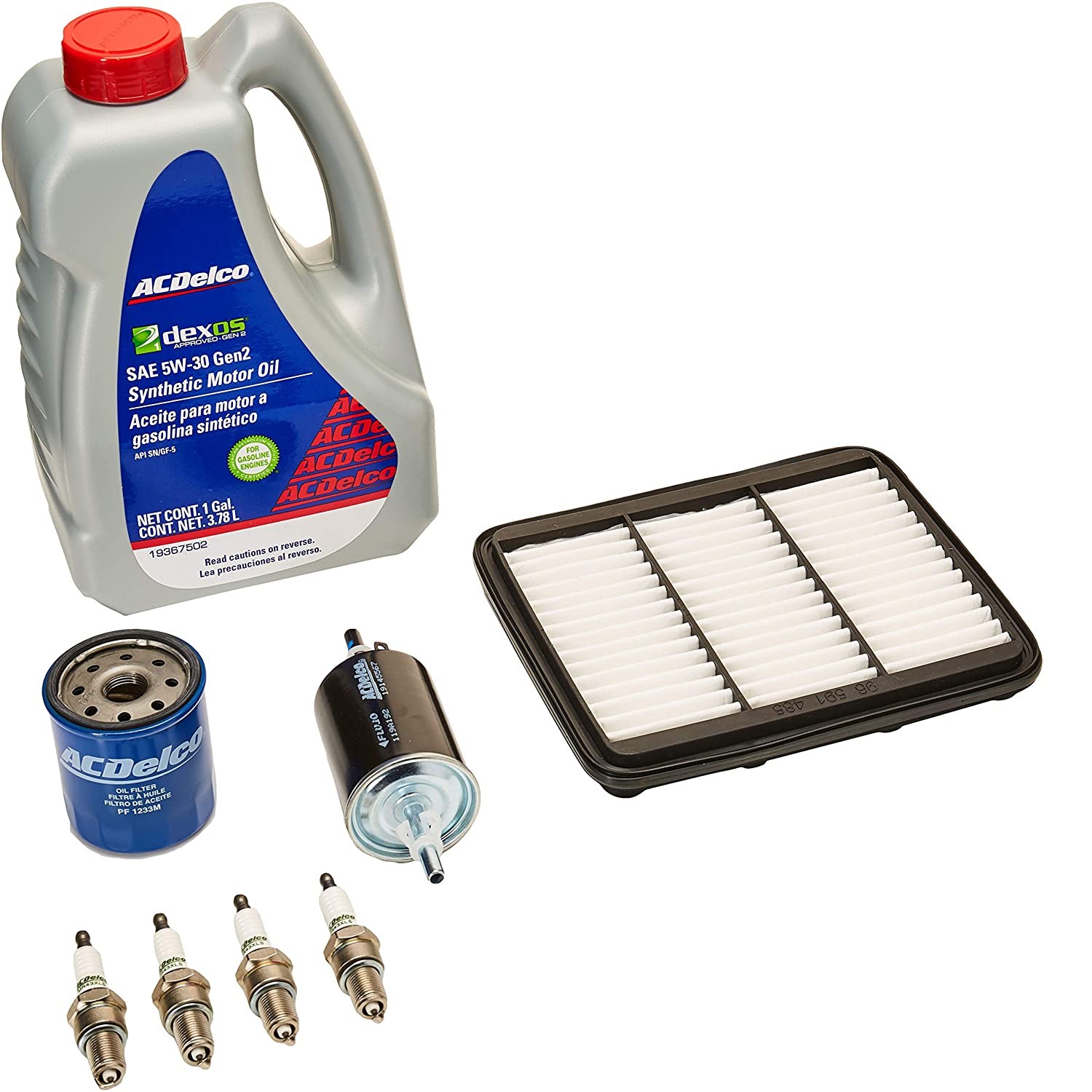 Kit Afinacion Matiz 2006-2015 Aceite 5w30 Sintetico Bujia Convencional