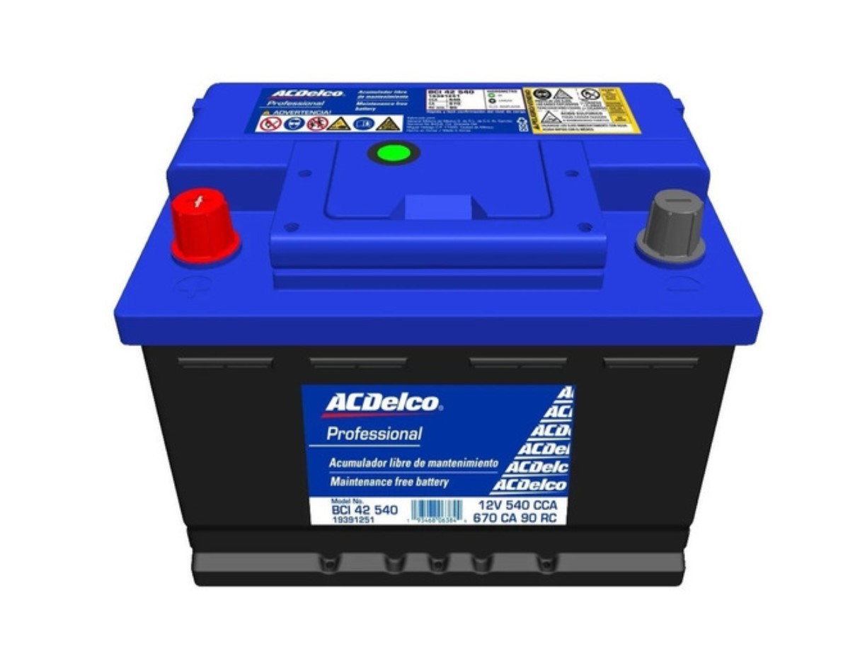 Batería ACDelco Chevrolet Aveo 2011-2014 1.6L