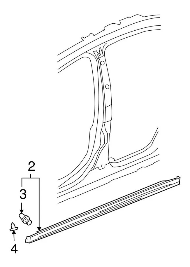 Estribo Izquierdo Malibu 2004 - 2008
