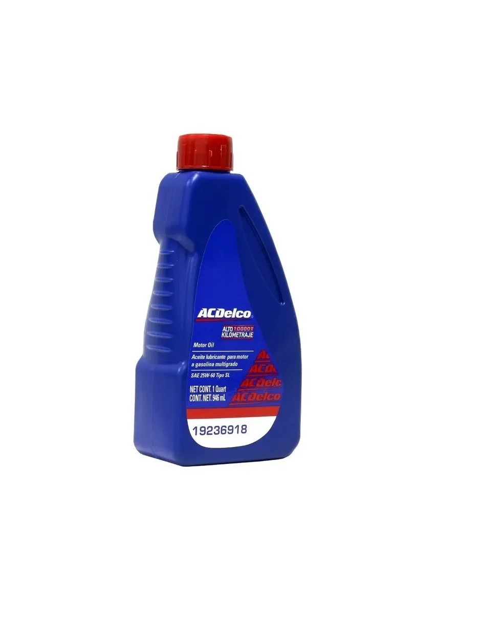 Aceite Multigrado Mineral 20w60 SL 946 Ml Alto Kilometraje