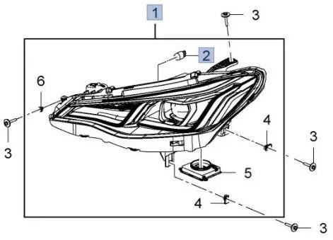 Faro Derecho Cavalier 2022