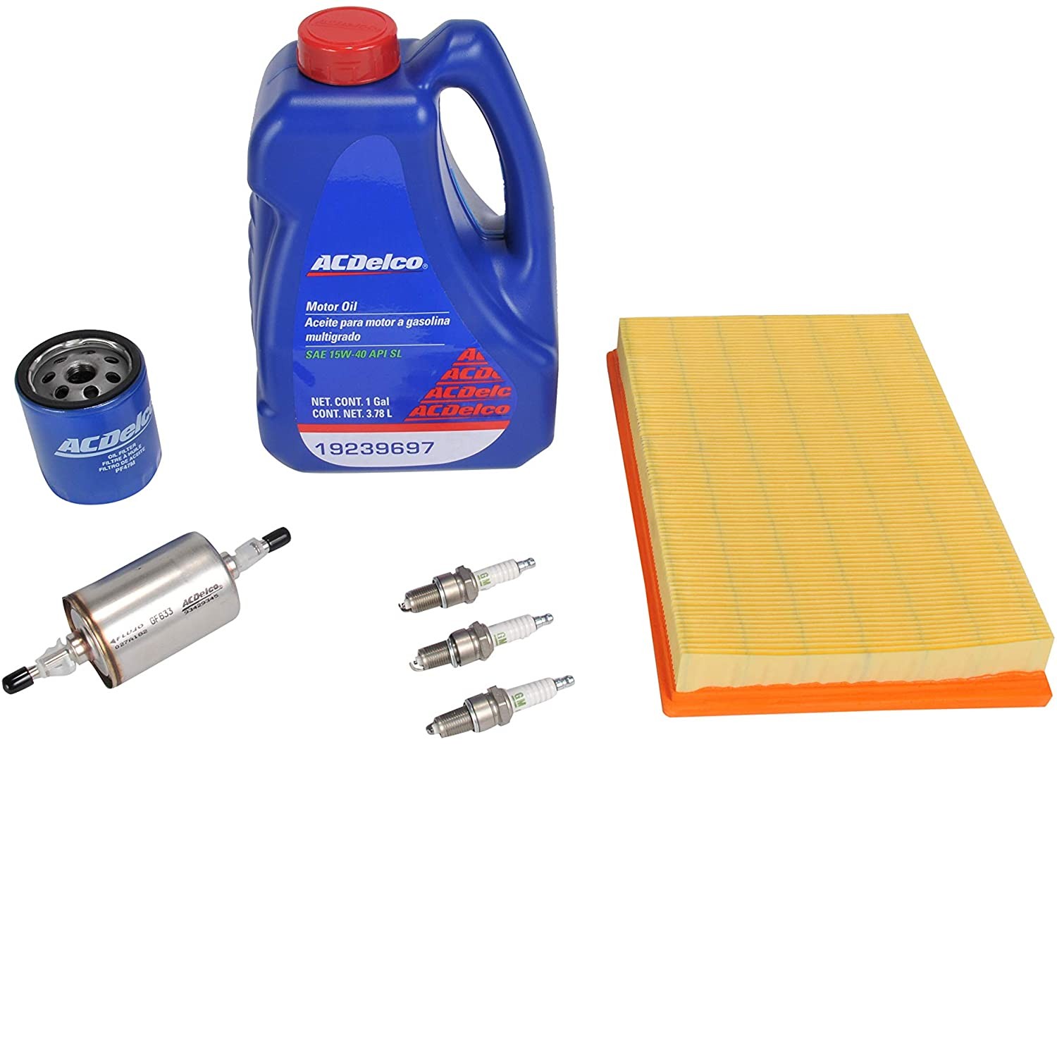 Kit Afinacion Corsa 2004-2008 Aceite 15w40 Multigrado Bujia original bifurcada