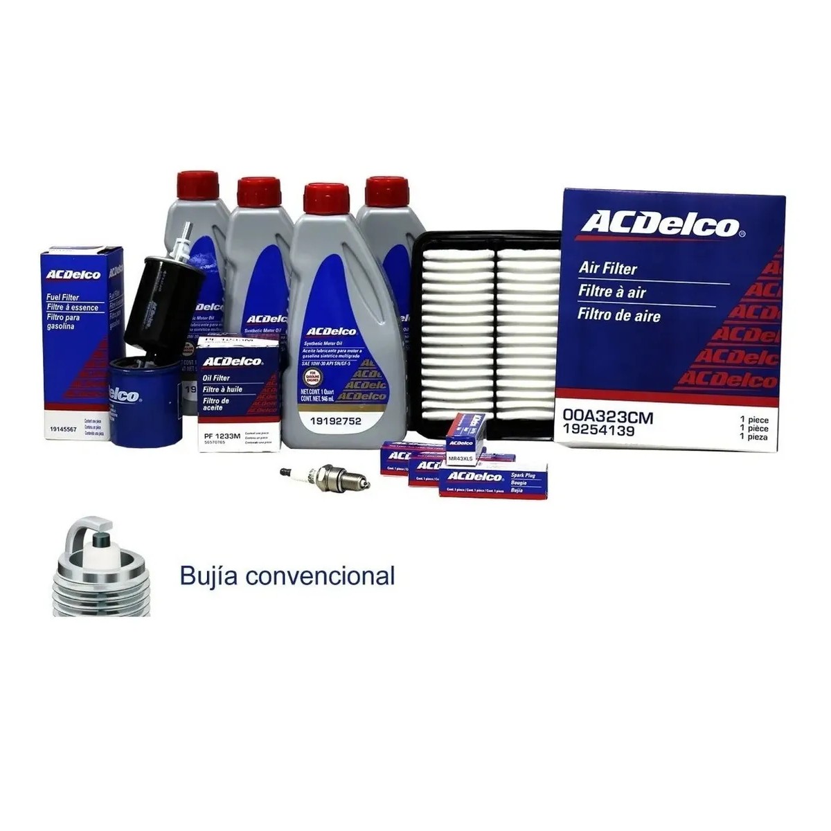Kit Afinacion Matiz 2006-2015 Aceite 10w30 Sintetico Bujia Convencional