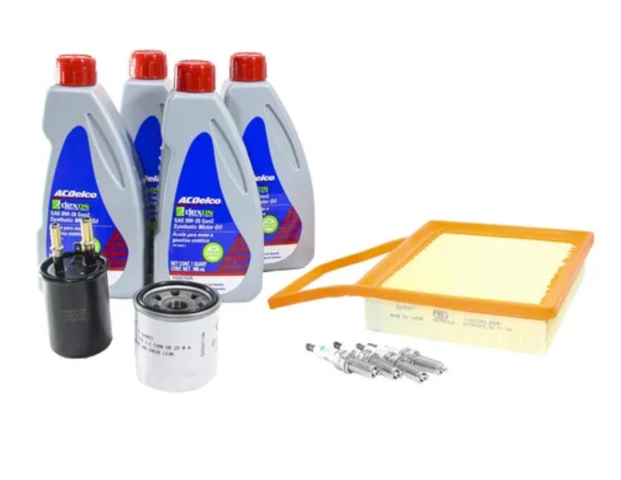 Kit Afinación Aveo Ng 1.5 2018-2021 Aceite Sintetico 0w20 Bujía GM