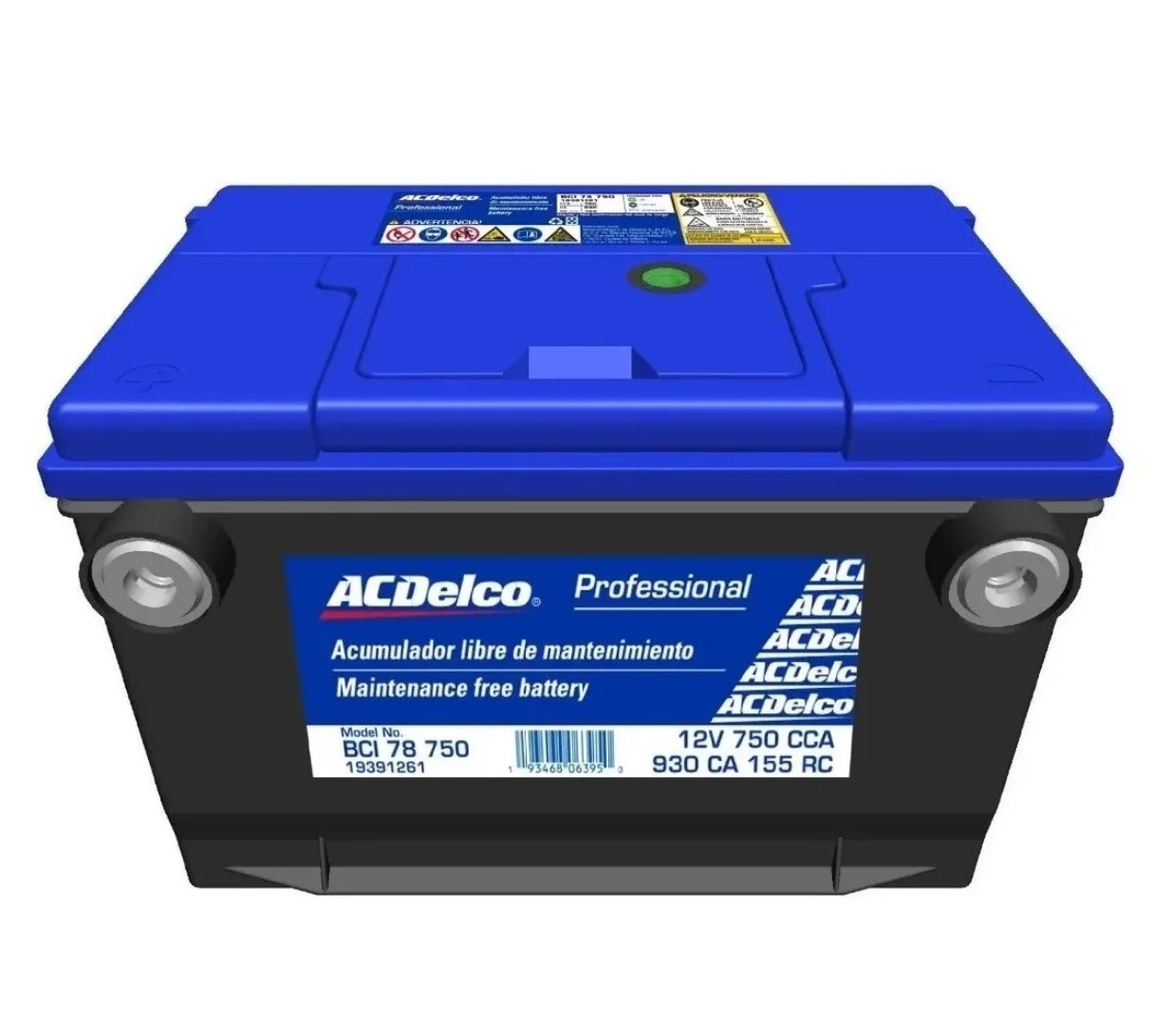 Batería Chevrolet Silverado 2001-2007 4.3 4.8 60  6.2 L