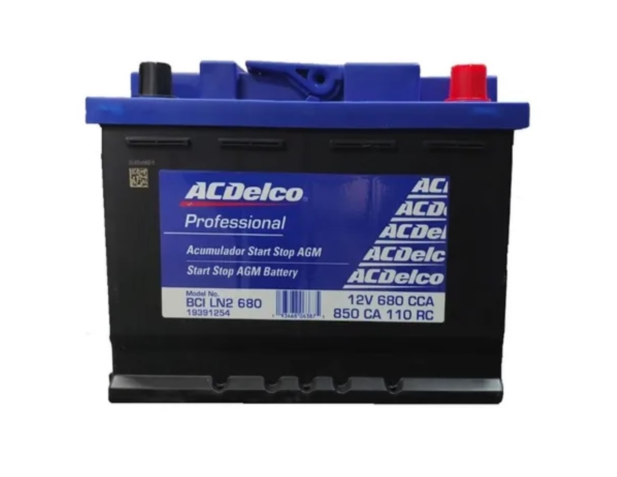 Batería ACDelco Chevrolet Aveo 2018 1.6L