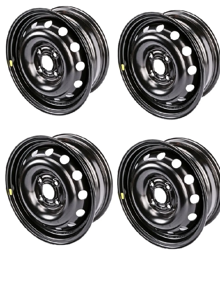 Juego De Rines Acero 14x5.5 Aveo 1.6 2009-2018 (4 Piezas)