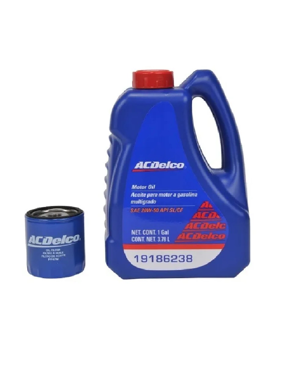 Kit Cambio Aceite Multigrado 20w50 Aveo 1.6 2009-2017