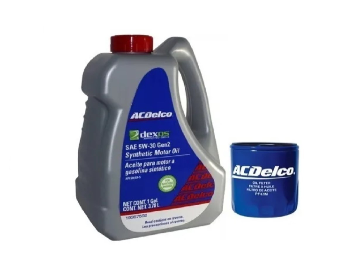 Kit Cambio Aceite 5w30 Chevrolet Aveo 1.6 2009-2017
