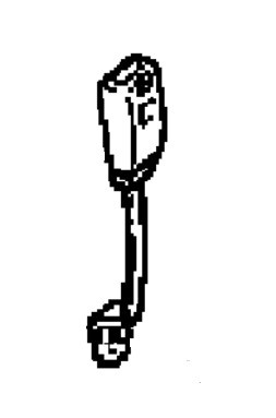 Hebilla de cinturón de lado el conductor Chevy 2004 - 2008